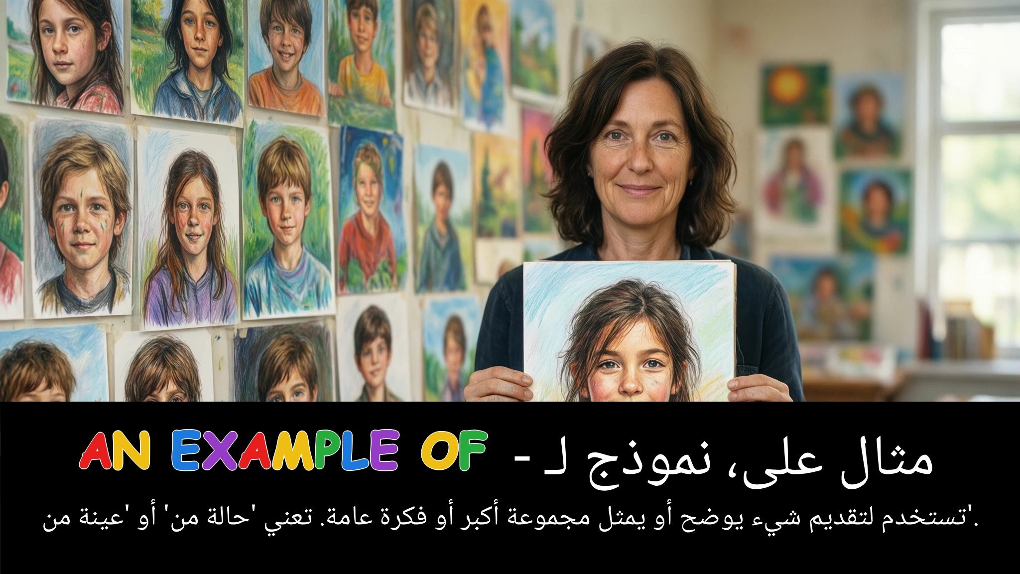 Arabic Illustration for an example of